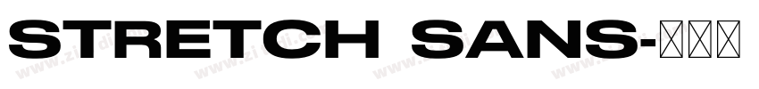STRETCH SANS字体转换
